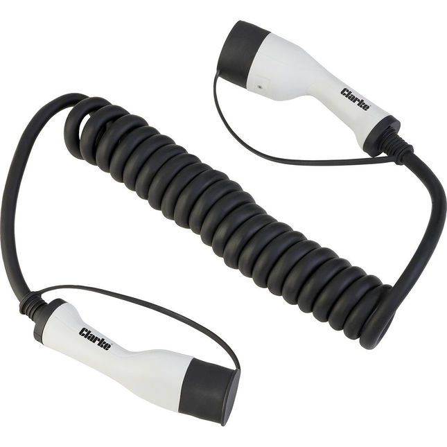 Clarke CEV32CC480 Type 2 to Type 2 EV Charging Cable – 480V / 32A (22kW) - Image 1