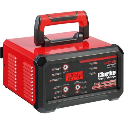Clarke IBC125 12V/24V 125A Intelligent Battery Charger - Thumbnail 2