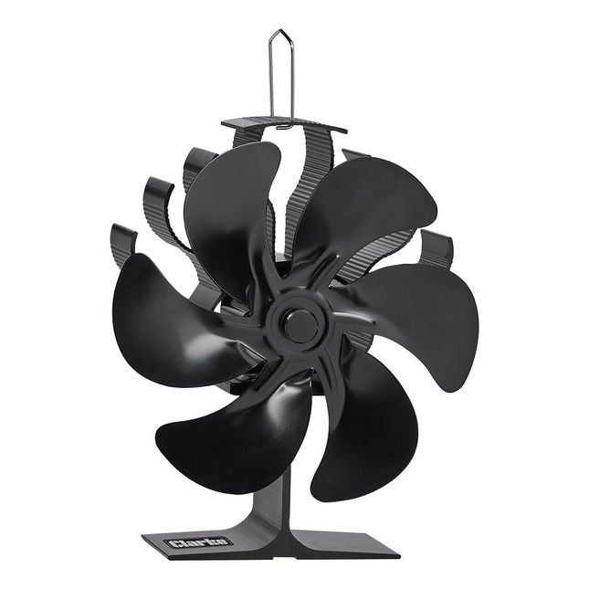 Clarke CSF6B 6 Blade Heat Powered Stove Fan - Image 1