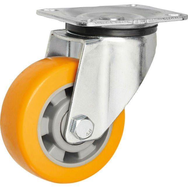 Clarke ML100SPU 100mm PU Swivel Castor (200kg) - Image 1