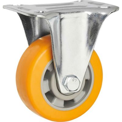 Clarke ML100FPU 100mm PU Fixed Castor (200kg)