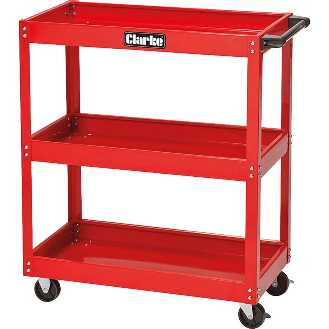 Clarke CTT3E - 3 Tier Service Trolley - Image 1