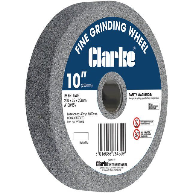 Clarke 10" (250mm) Coarse Grinding Wheel for CBG250 - Image 1