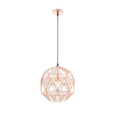 Endon Hex Pendant Light Copper