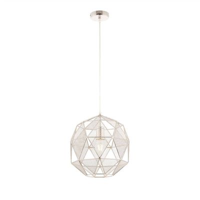 Endon Hex Pendant Light Chrome Plated - Thumbnail 2