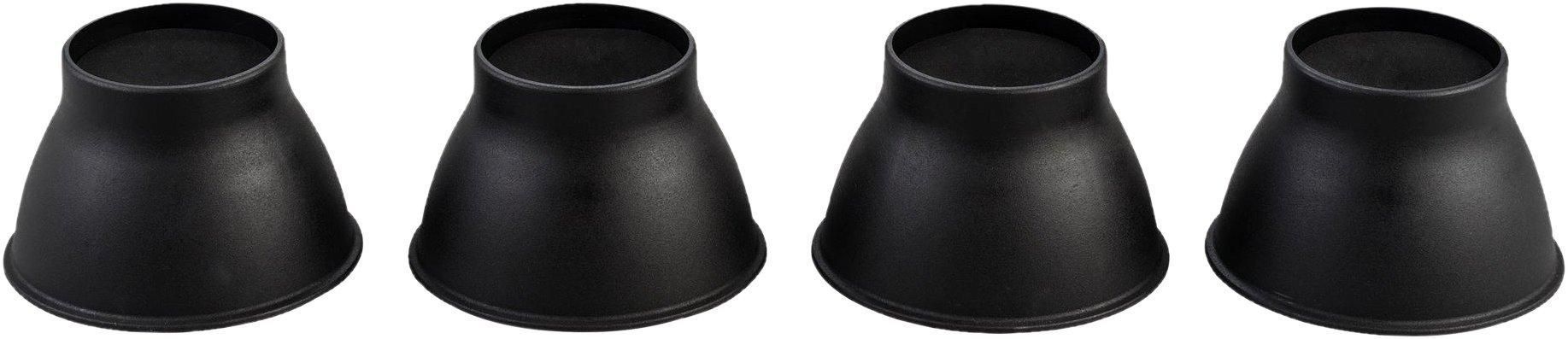 Elephant Feet Set Of 4 - Black / 14cm - Image 1
