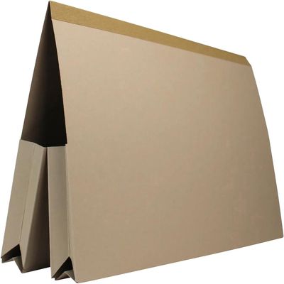 Guildhall Double Pocket Legal Wallet Reinforced Manilla Foolscap 315gsm Buff (Pack 25) - 218-BUFZ