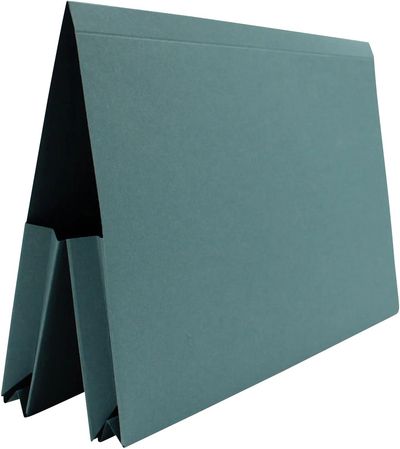 Exacompta Guildhall Legal Double Pocket Wallet Foolscap Blue (Pack of 25) 214-BLU