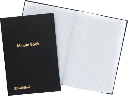 Exacompta Guildhall Minute Book Indexed 160 Pages 1554