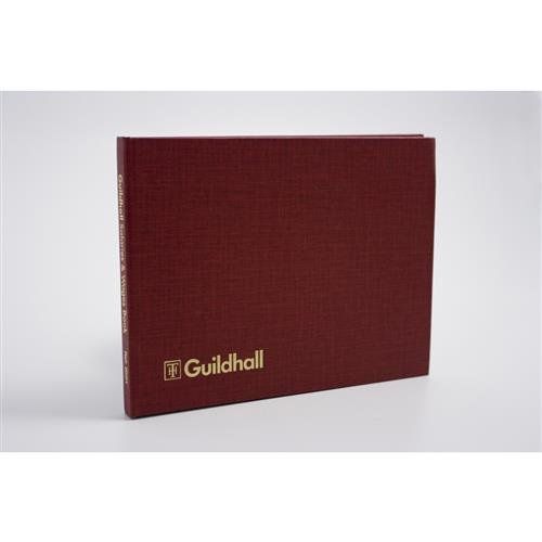 Goldline Wages Book 149x203mm 18 Employee 108 Pages Red - 202HZ - Image 1