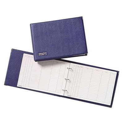 Guildhall Visitor Binder Loose Leaf Pvc 3 Rings With 50 Sheets Blue - T40z