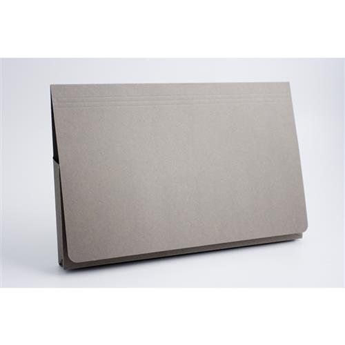 Guildhall Document Wallet Manilla Foolscap Full Flap 315Gsm Grey (Pack 50) - Pw2-Gryz - Image 1