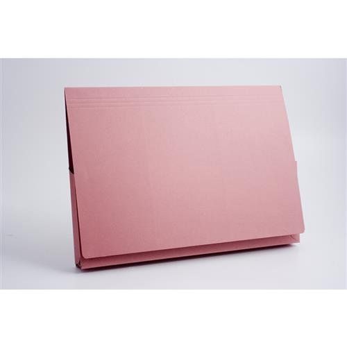 Guildhall Legal Wallet Manilla 356X254mm Full Flap 315Gsm Pink (Pack 50) - Pw3-Pnkz - Image 1