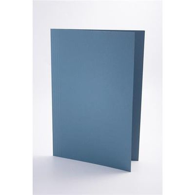 Guildhall Square Cut Folders Manilla Foolscap 315Gsm Blue (Pack 100) - Fs315-Bluz