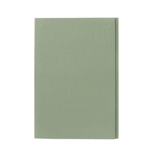 Guildhall Square Cut Folders Manilla Foolscap 315Gsm Green (Pack 100) - Fs315-Grnz - Image 1