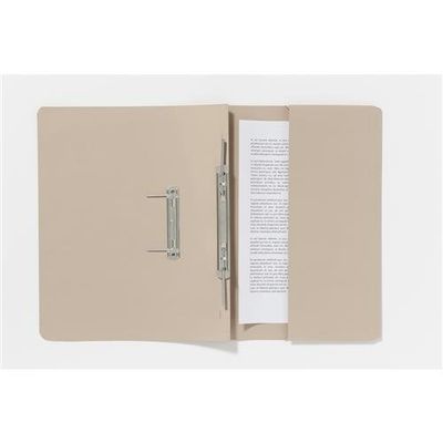 Guildhall Spring Pocket Transfer File Manilla Foolscap 285gsm Buff (Pack 25) - 347-BUFZ