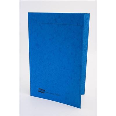 Europa Square Cut Folder Pressboard A4 265Gsm Blue (Pack 50) - 4825Z
