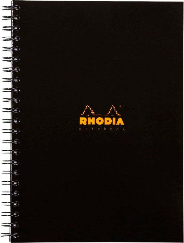 Rhodia A4 Wirebound Hard Cover Notebook Ruled 160 Pages (Pack 3) 119232C - Image 1