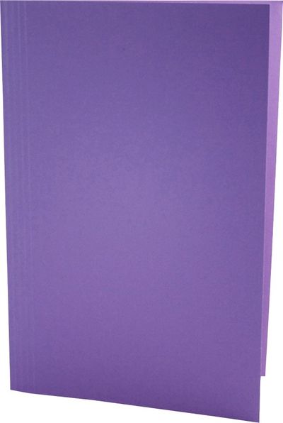 Guildhall Square Cut Folder Manilla Foolscap 250Gsm Mauve (Pack 100) - Fs250-Mvez