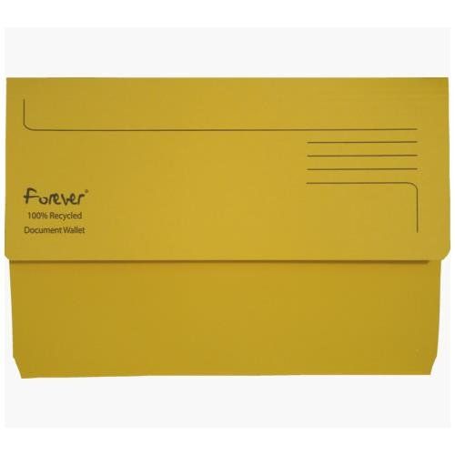 Exacompta 211/5003Z folder Manila hemp Yellow A4 - Image 1