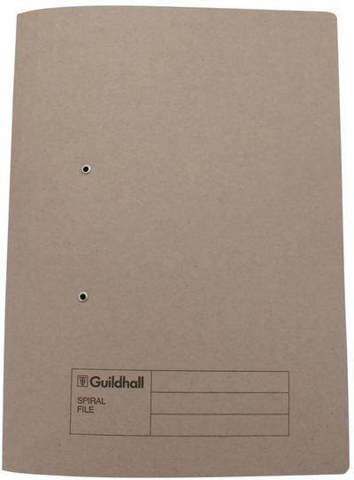 Guildhall Spring Transfer File Manilla Foolscap 285gsm Buff (Pack 25) - 346-BUFZ