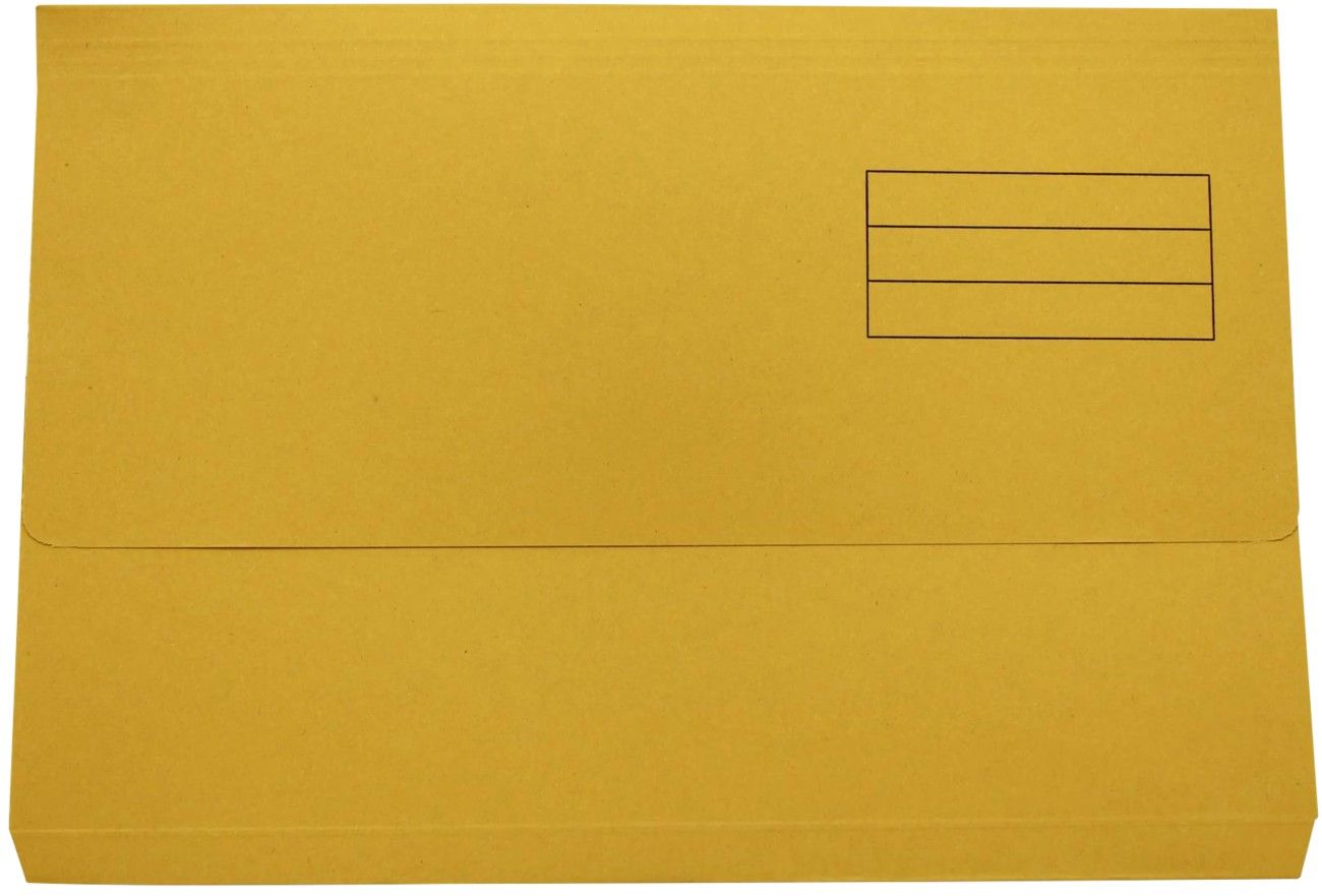 Exacompta DW250-YLWZ folder Manila hemp Yellow A4 - Image 1