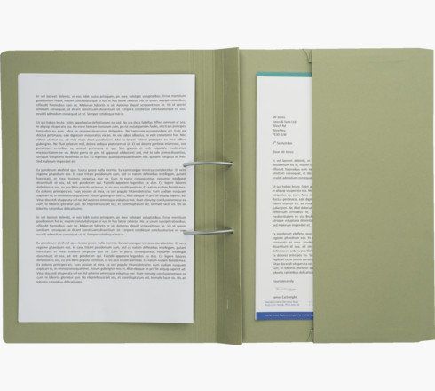Exacompta TPFM-GRNZ folder Manila hemp Green A4 - Image 1
