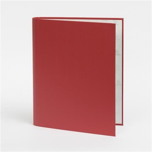 Guildhall Ring Binder Paper on Board 2 O-Ring 30mm Rings Red (Pack 10) - 222/0002Z - Image 1