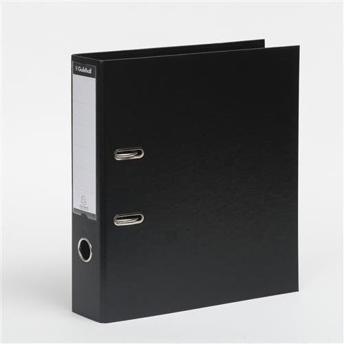 Guildhall Lever Arch File Paper on Board A4 70mm Spine Width Black (Pack 10) - 222/2000Z - Image 1
