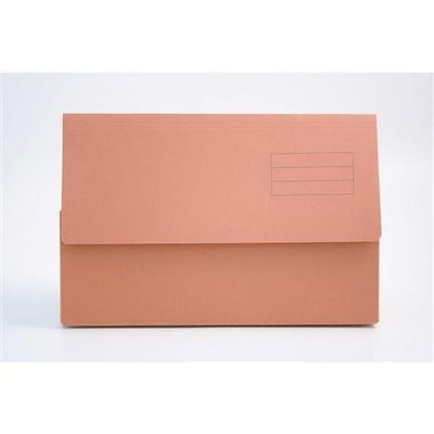 Guildhall Document Wallets 250gsm Orange PK50 - DW250-ORGZ