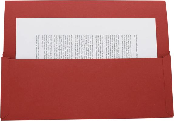 Guildhall PW3-REDZ folder Cardboard Red Legal