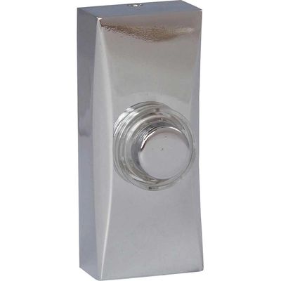 Deta Vimark Chrome Door Bell Push for Wired Chimes