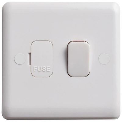 Deta Fused Switched Spur 13A - White