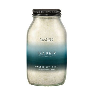 Scottish Fine Soaps Mineral Bath Salts 500g Glass Jar | Size: 500ml
