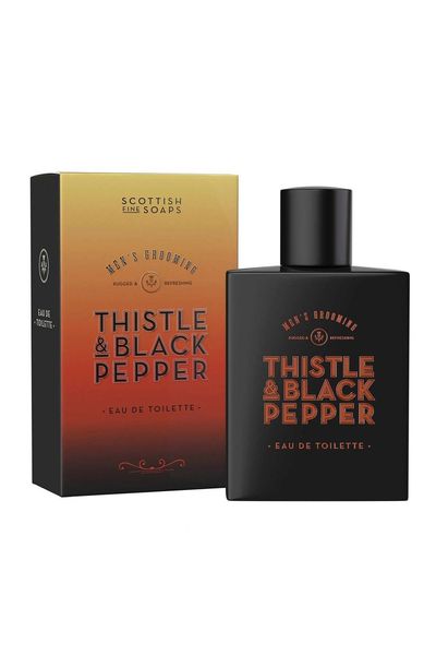 Scottish Fine Soaps Thistle & Black Pepper Eau de Toilette 50ml in Carton in Misc