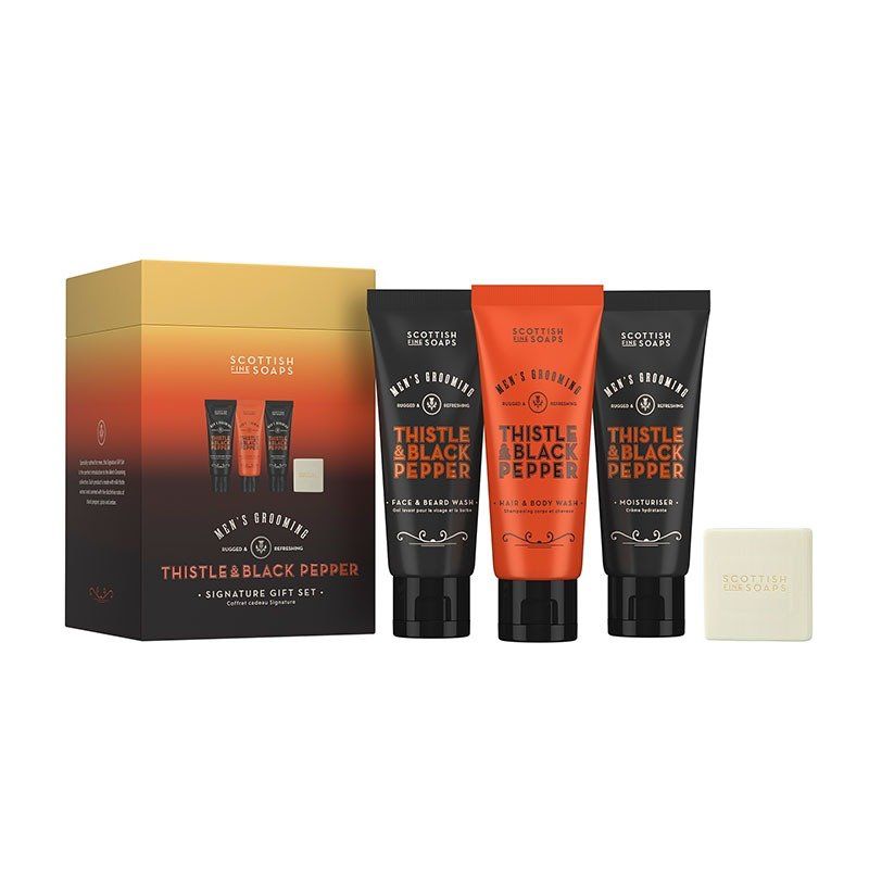 Scottish Fine Soaps Thistle & Black Pepper Signature Gift Set in Misc - Image 1