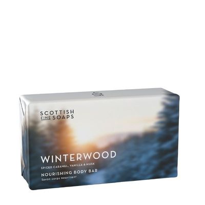 Scottish Fine Soaps Women's Winterwood Nourishing Body Bar 220g - Thumbnail 2
