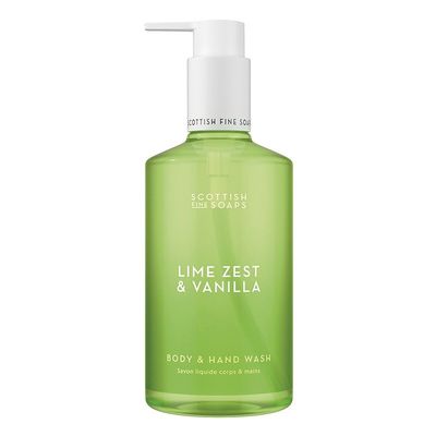 Scottish Fine Soaps Lime Zest & Vanilla Body & Hand Wash 300ml in Misc