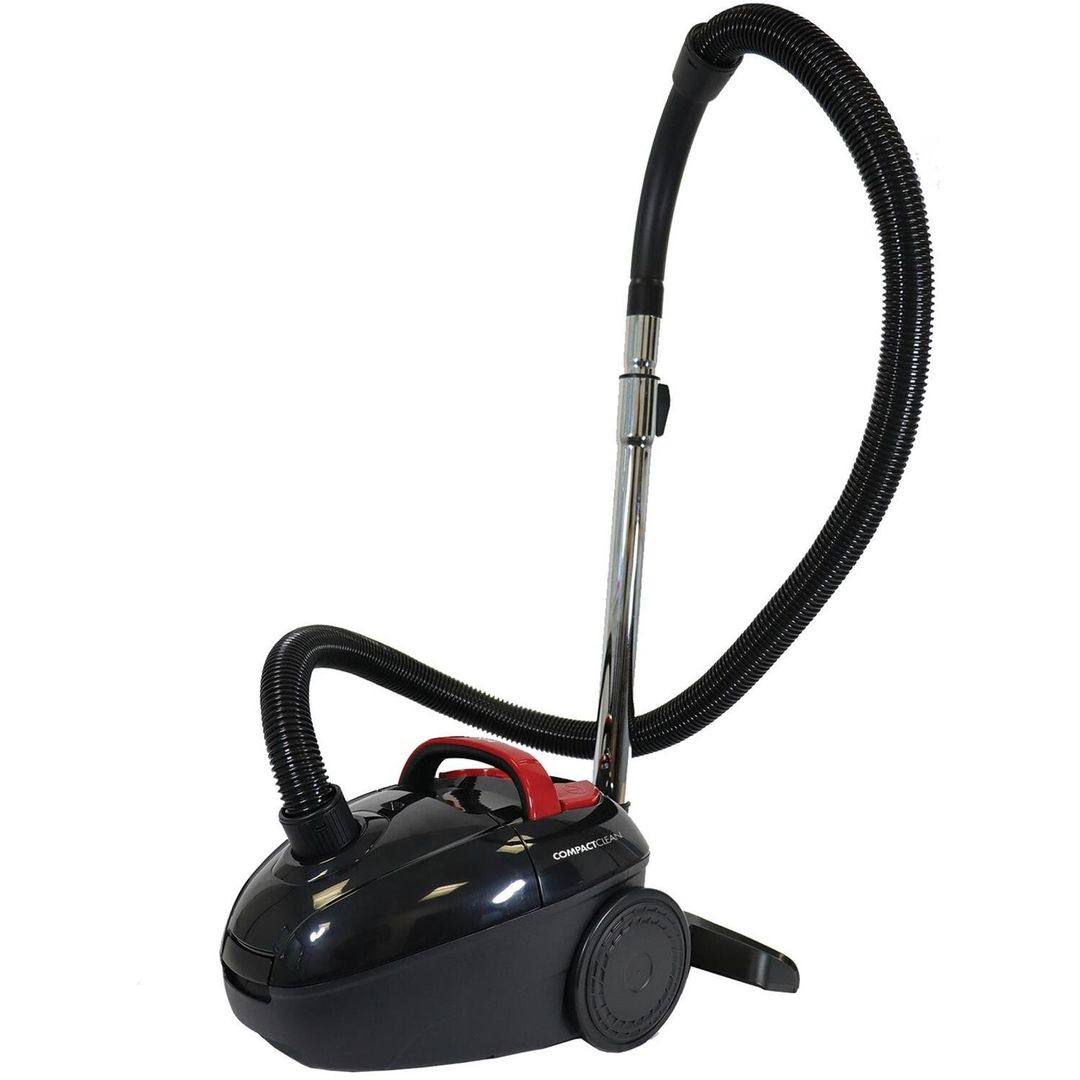 EWBANK COMPACTCLEAN Cylinder Bagged Vacuum Cleaner - Red & Black, Black,Red - Image 1