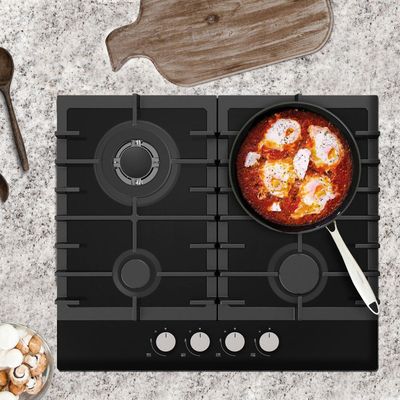 STATESMAN GH160GB 60 cm Gas Hob - Black, Black