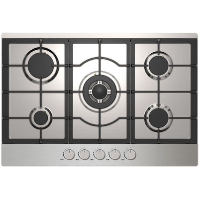 STATESMAN GH175SS 75 cm Gas Hob - Stainless Steel, Stainless Steel
