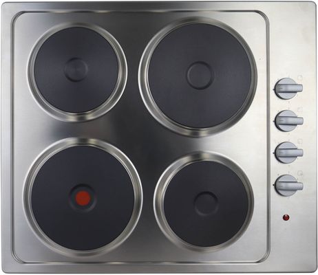 STATESMAN EH160SS 60 cm Electric Solid Plate Hob - Stainless Steel, Stainless Steel