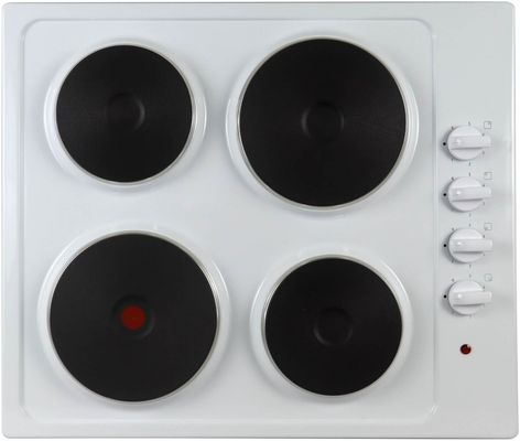 STATESMAN EH160WH 60 cm Electric Solid Plate Hob - White, White
