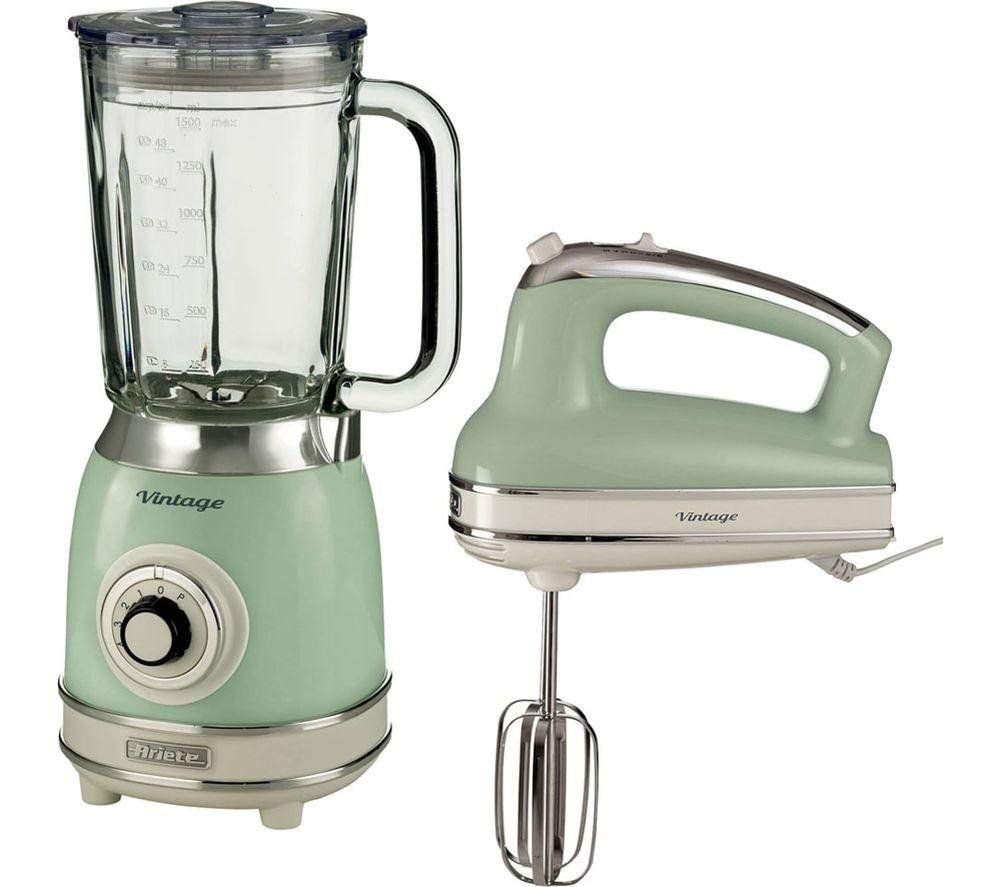 Ariete Vintage Hand Whisk and Jug Blender - Green - Image 1