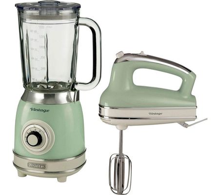 Ariete Vintage Hand Whisk and Jug Blender - Green