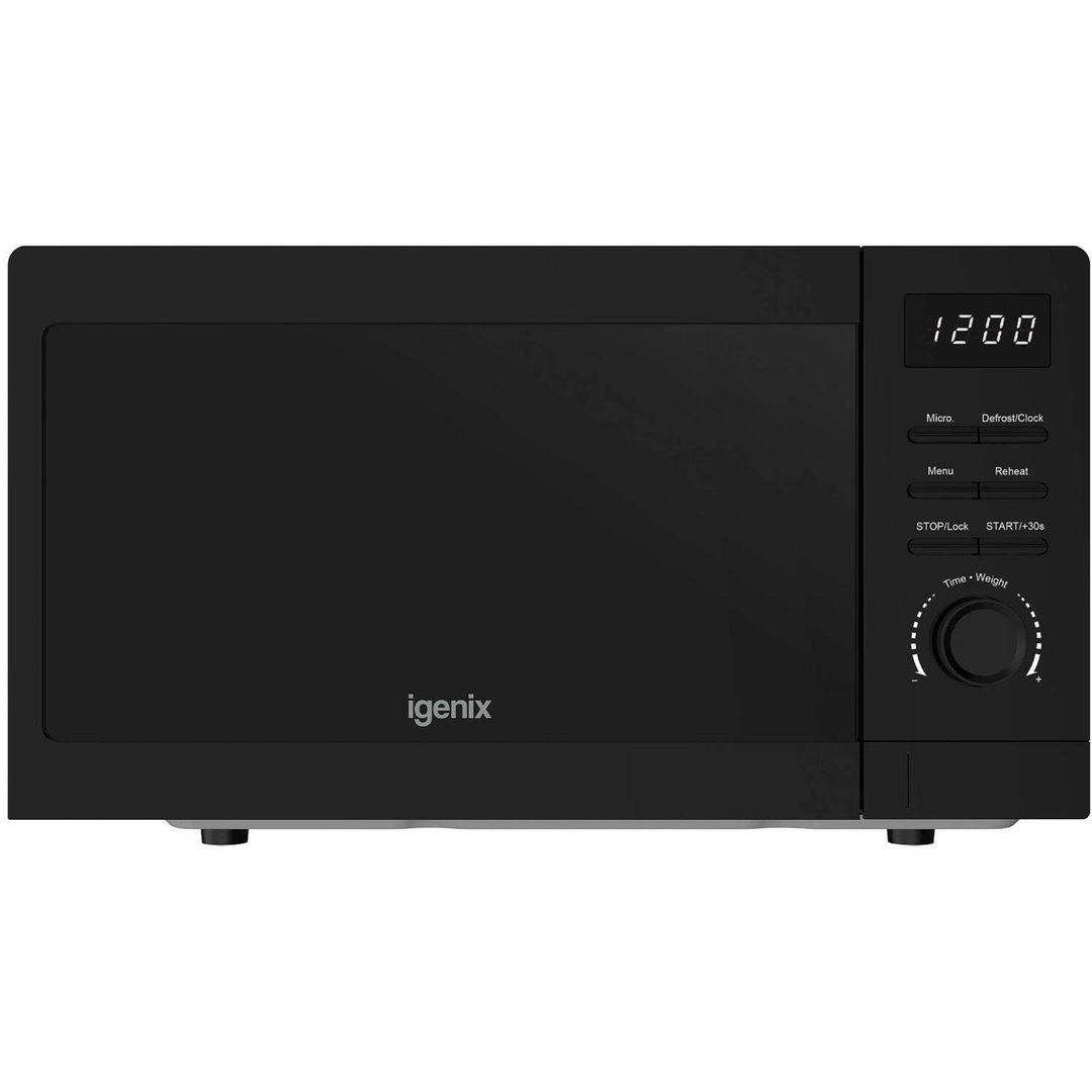 IGENIX IGMS02080B Compact Solo Microwave - Black, Black - Image 1