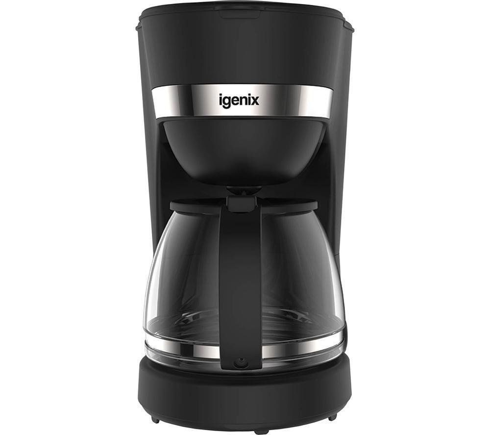 IGENIX IGCM01286B Filter Coffee Machine - Black, Black - Image 1