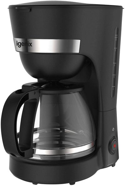 IGENIX IGCM01286B Filter Coffee Machine - Black, Black - Thumbnail 2