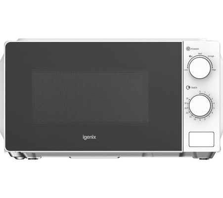 IGENIX IGMS02071W Solo Microwave - White, White