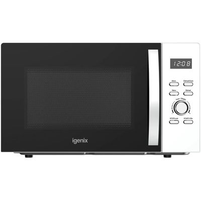 IGENIX IGMS03090W Solo Microwave - White, White